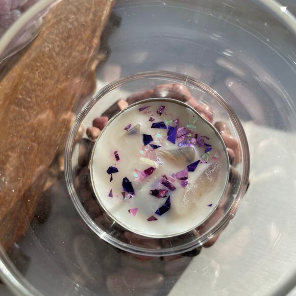 ✨ Amazing Crystal Tea Light Candle - Rhodonite - Picture 4 of 4
